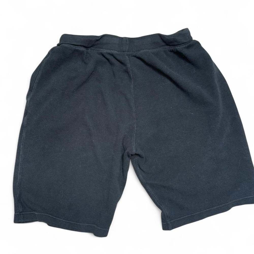 Polo Ralph Lauren Waffle Knit Lounge Shorts Black Red Pony Logo Size Large - Picture 4 of 4